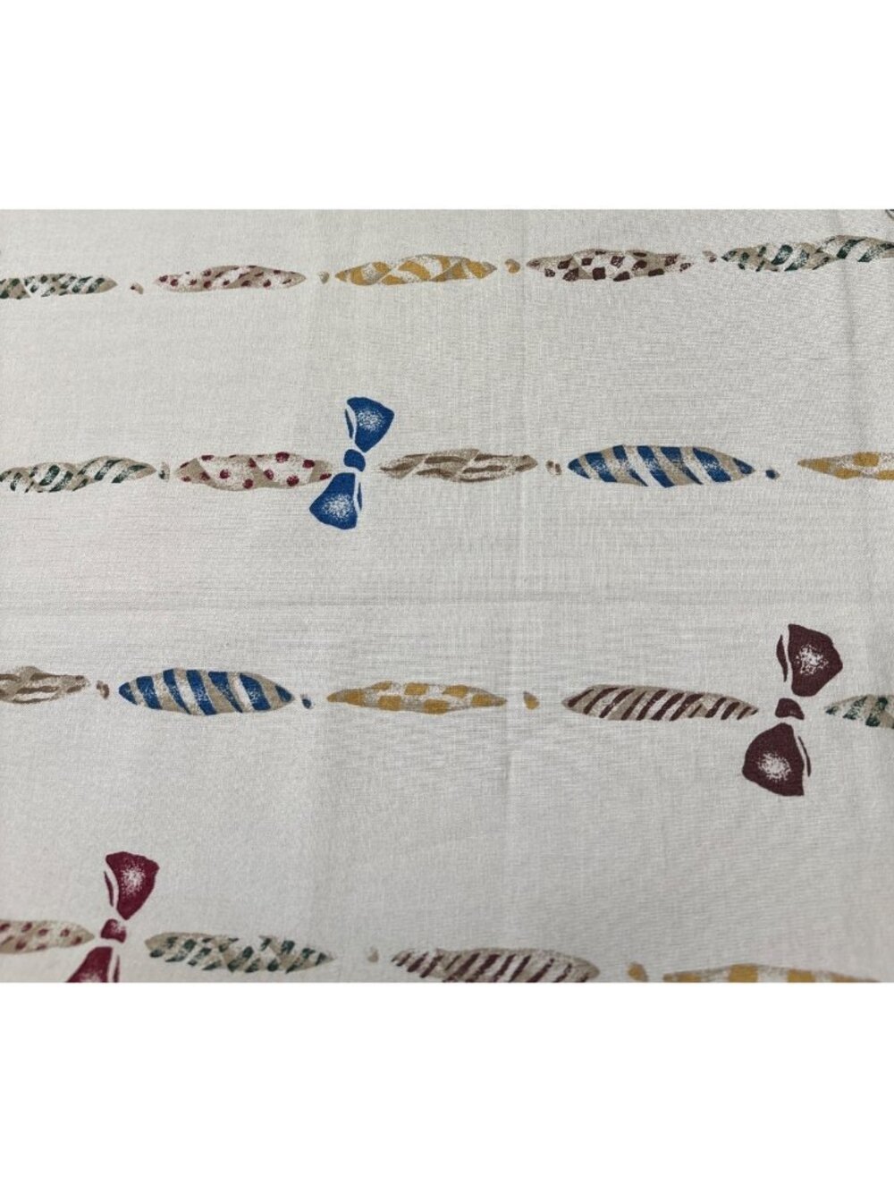 Heartstring Stripes Fabric Cotton 25" x 44" Bow Candy Print Donna K. Hrkman (199